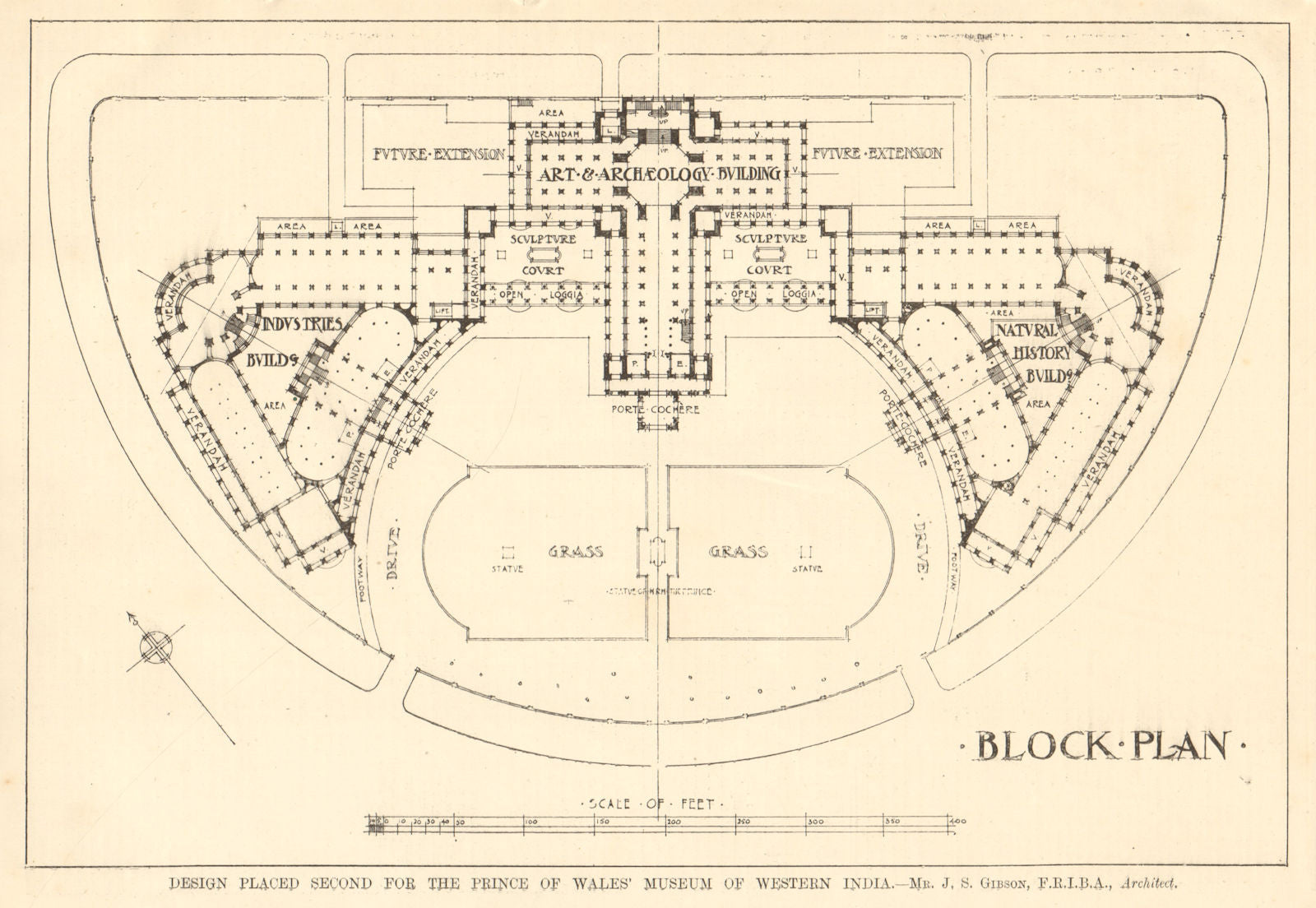 Prince of Wales Museum of Western India. Now CSMVS. Mumbai. JS Gibson 1908